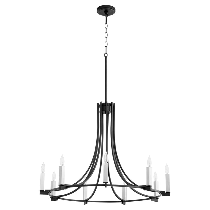 Quorum Home Quorum - 696-9-69 - Nine Light Chandelier - Textured Black