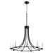Quorum Home Quorum - 696-9-69 - Nine Light Chandelier - Textured Black