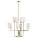 Quorum Home Quorum - 698-12-80 - 12 Light Chandelier - Aged Brass