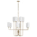 Quorum Home Quorum - 698-12-80 - 12 Light Chandelier - Aged Brass