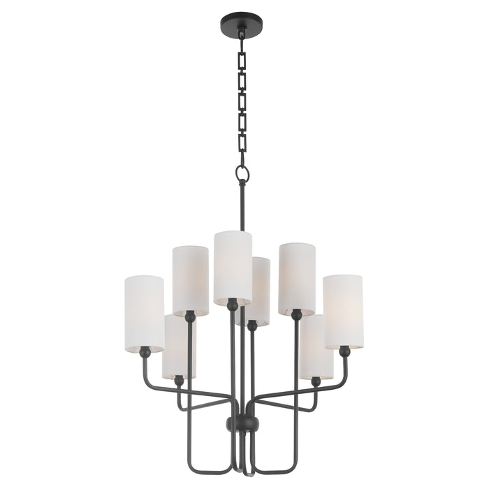 Quorum Home Quorum - 698-8-59 - Eight Light Chandelier - Matte Black