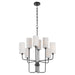 Quorum Home Quorum - 698-8-59 - Eight Light Chandelier - Matte Black