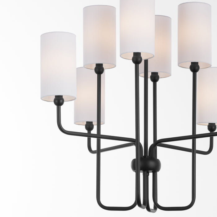 Quorum Home Quorum - 698-8-59 - Eight Light Chandelier - Matte Black
