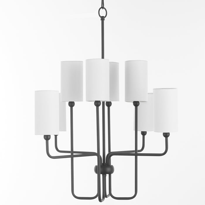 Quorum Home Quorum - 698-8-59 - Eight Light Chandelier - Matte Black