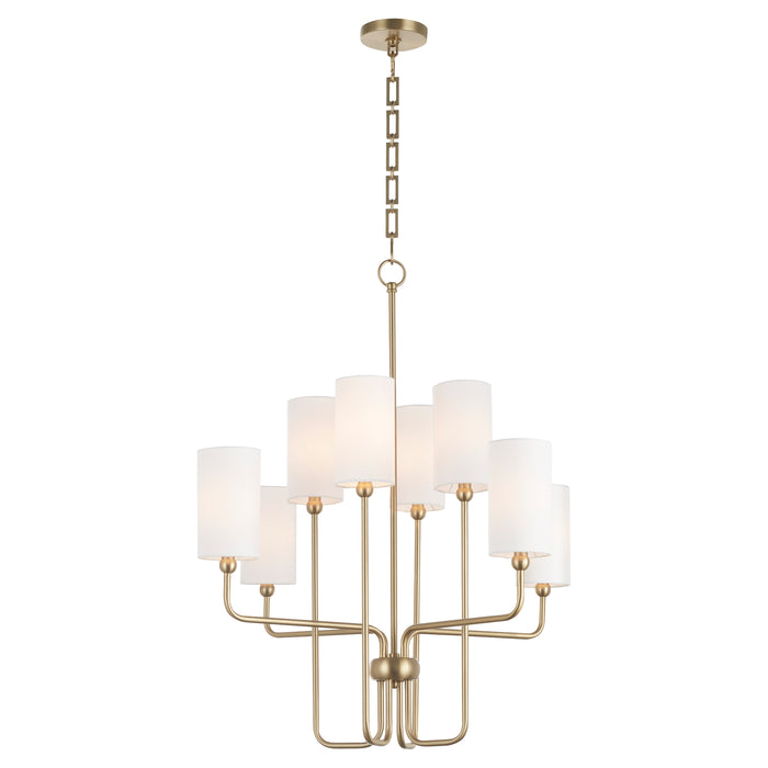 Quorum Home Quorum - 698-8-80 - Eight Light Chandelier - Aged Brass