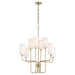 Quorum Home Quorum - 698-8-80 - Eight Light Chandelier - Aged Brass