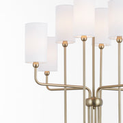Quorum Home Quorum - 698-8-80 - Eight Light Chandelier - Aged Brass