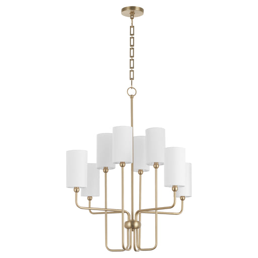 Quorum Home Quorum - 698-8-80 - Eight Light Chandelier - Aged Brass