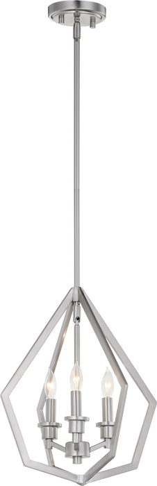 Quorum Home Quorum - 699-3-65 - Three Light Pendant - Satin Nickel