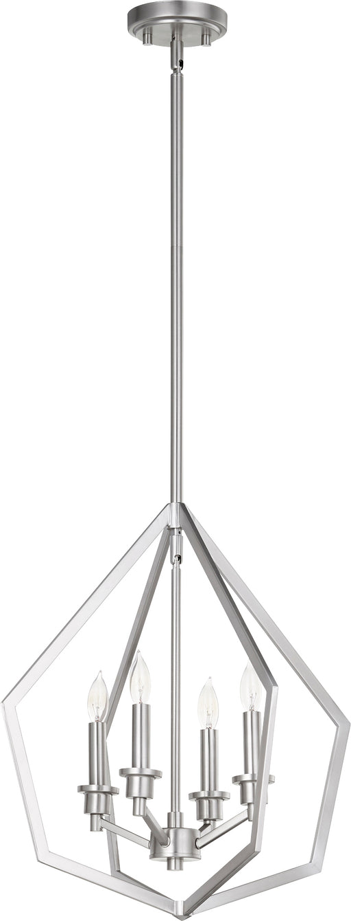 Quorum Home Quorum - 699-4-65 - Four Light Pendant - Satin Nickel