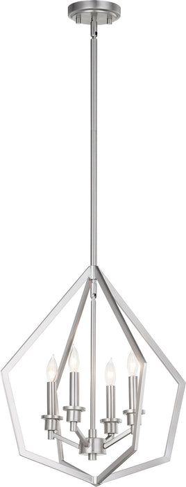 Quorum Home Quorum - 699-4-65 - Four Light Pendant - Satin Nickel