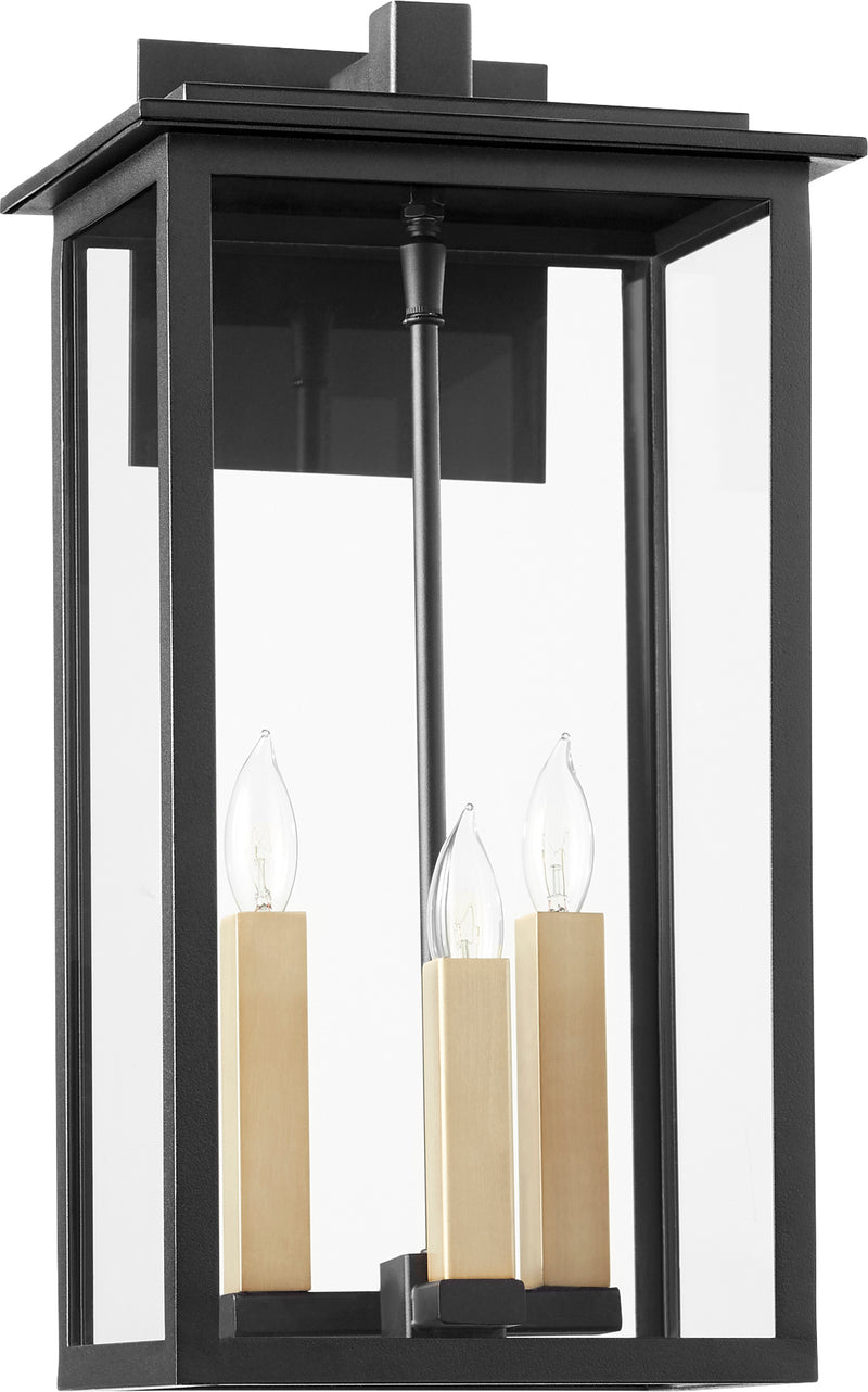 Quorum Home Quorum - 7027-3-69 - Three Light Wall Mount - Textured Black
