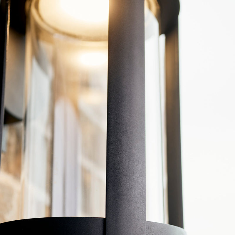 Solu 11" lantern - Textured Black