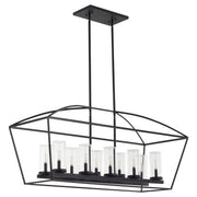 Quorum Home Quorum - 71-10-59 - Ten Light Linear Chandelier - Matte Black
