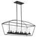 Quorum Home Quorum - 71-10-59 - Ten Light Linear Chandelier - Matte Black