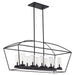 Quorum Home Quorum - 71-10-59 - Ten Light Linear Chandelier - Matte Black