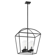 Quorum Home Quorum - 71-4-59 - Four Light Pendant - Matte Black