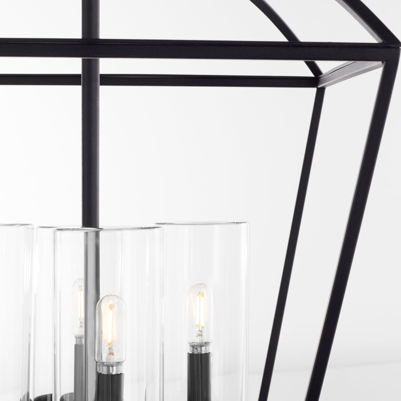 Quorum Home Quorum - 71-4-59 - Four Light Pendant - Matte Black