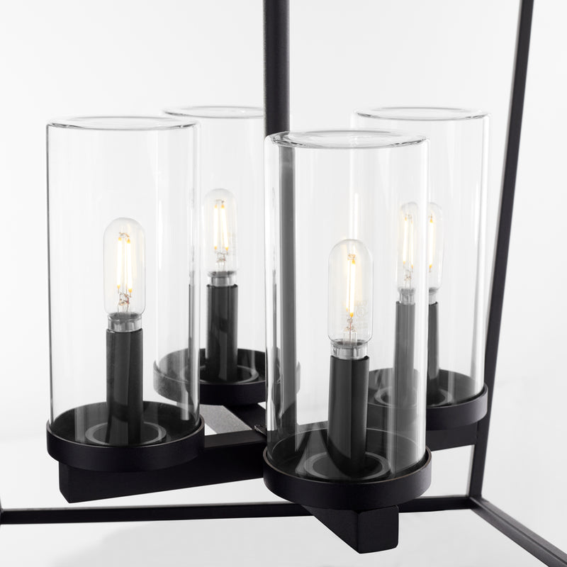 Quorum Home Quorum - 71-4-59 - Four Light Pendant - Matte Black
