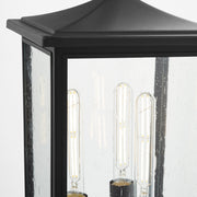 Quorum Home Quorum - 724-11-69 - Three Light Post Mount - Textured Black