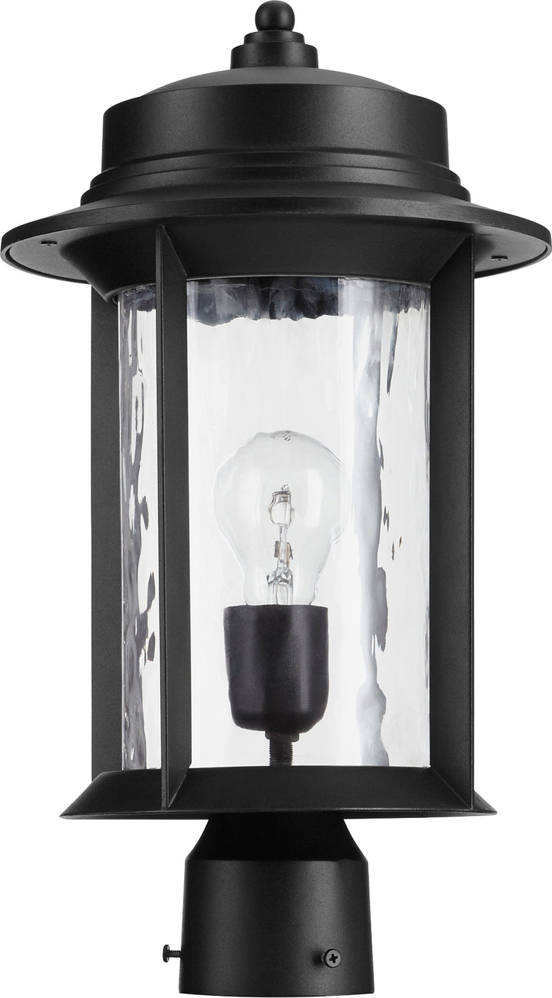 Quorum Home Quorum - 7248-9-69 - One Light Post Mount - Textured Black