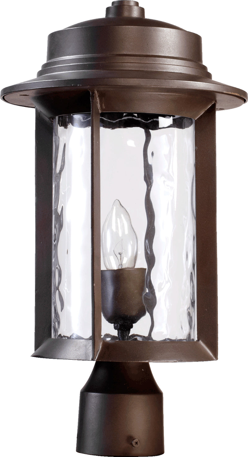 Quorum Home Quorum - 7248-9-86 - One Light Post Mount - Oiled Bronze