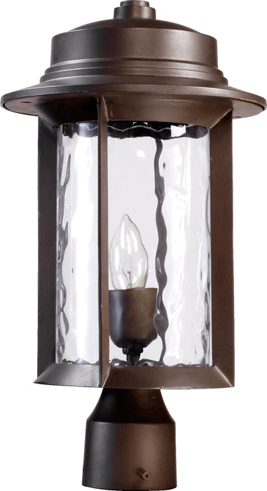 Quorum Home Quorum - 7248-9-86 - One Light Post Mount - Oiled Bronze