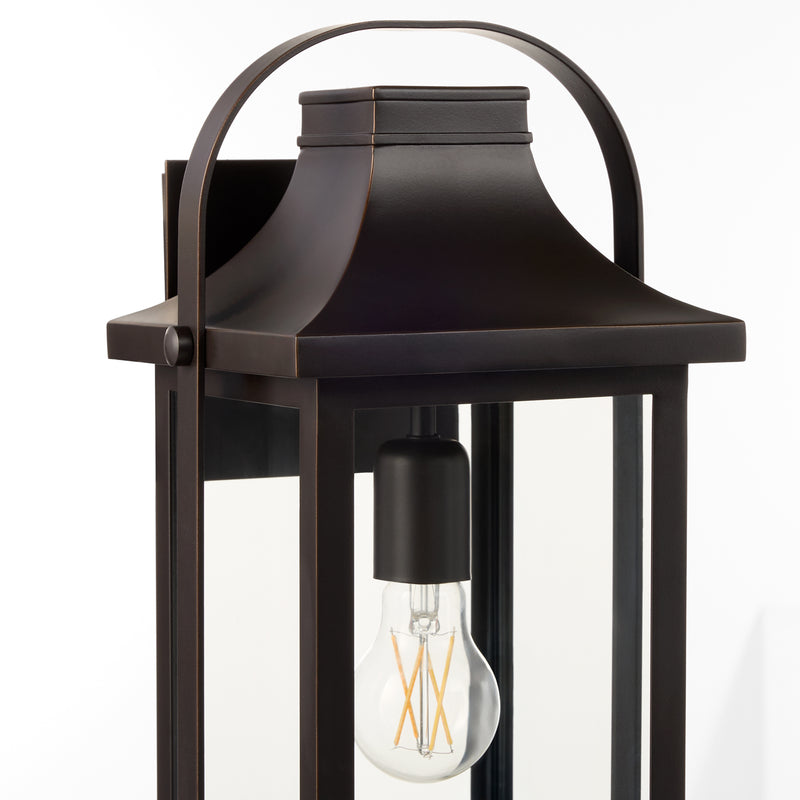Downey 17" 1 Light Lantern  - Bronze
