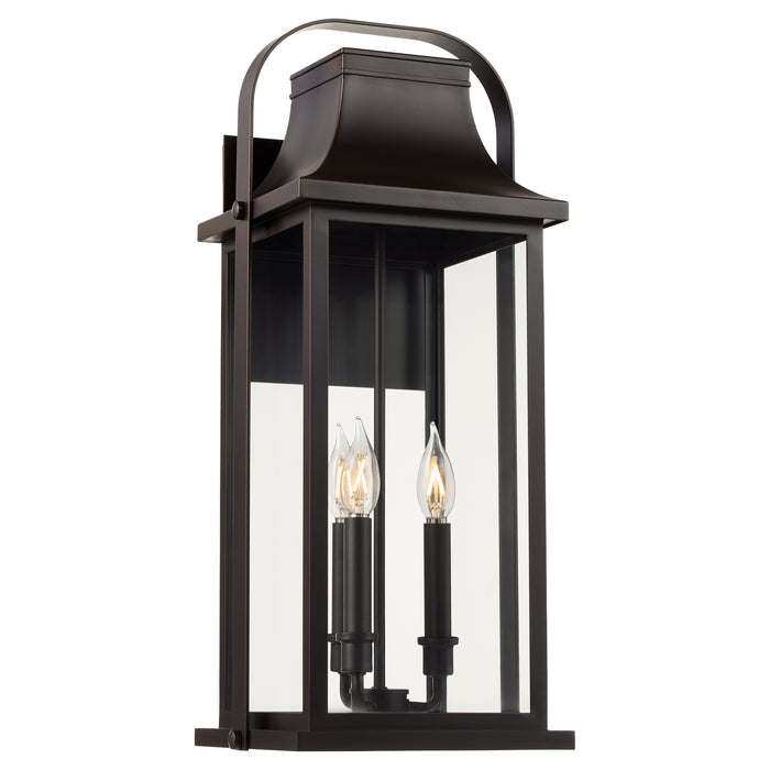 Downey 23" 3 Light Lantern  - Bronze