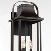 Downey 23" 3 Light Lantern  - Bronze