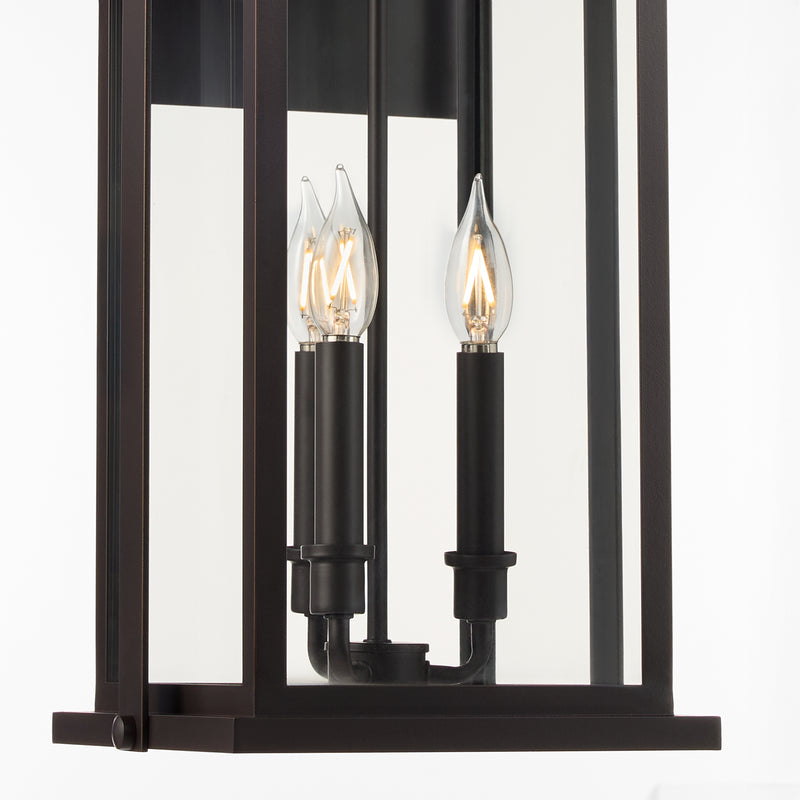 Downey 23" 3 Light Lantern  - Bronze