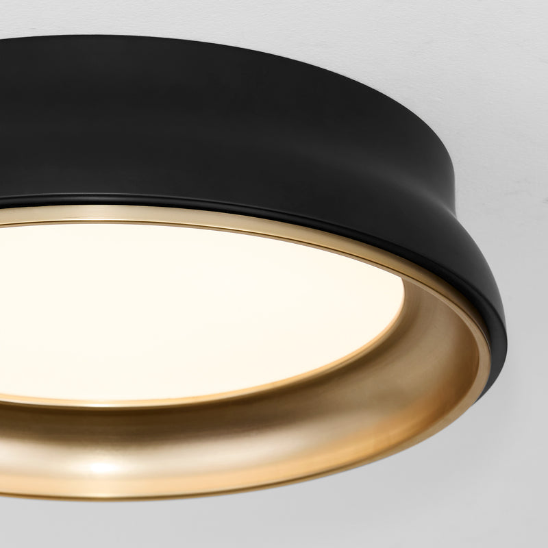 LEGEND 18" Shade Kit - Matte Black / Brushed Brass