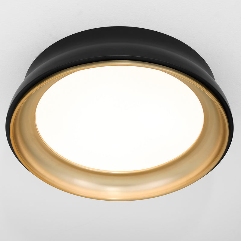 LEGEND 18" Shade Kit - Matte Black / Brushed Brass