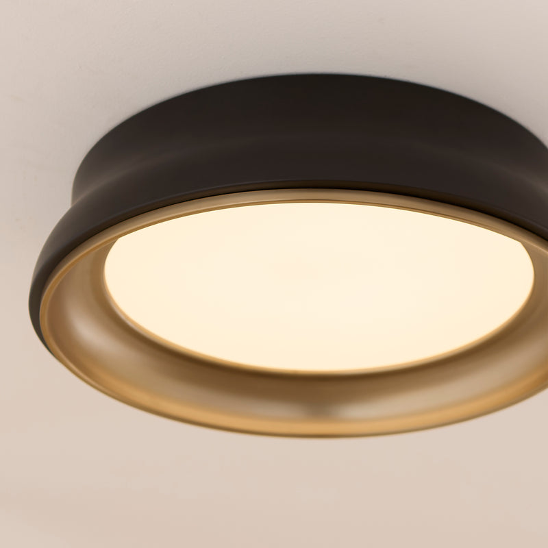LEGEND 18" Shade Kit - Matte Black / Brushed Brass