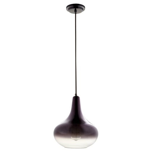 Quorum Home Quorum - 8004-1311 - One Light Pendant - Gunmetal w/ Coffee Ombre