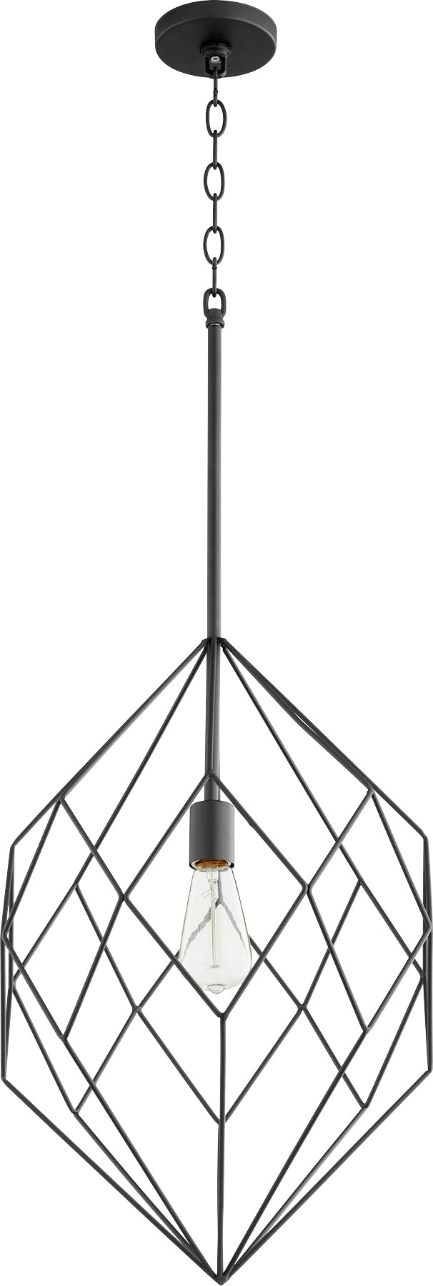 Quorum Home Quorum - 8005-69 - One Light Pendant - Textured Black