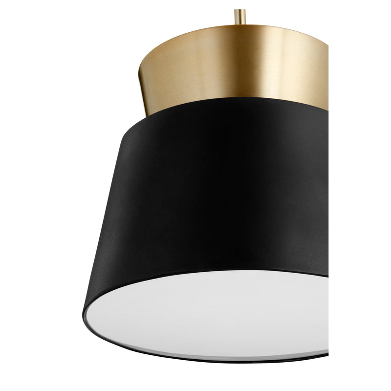 Quorum Home Quorum - 8006-6980 - One Light Pendant - Textured Black