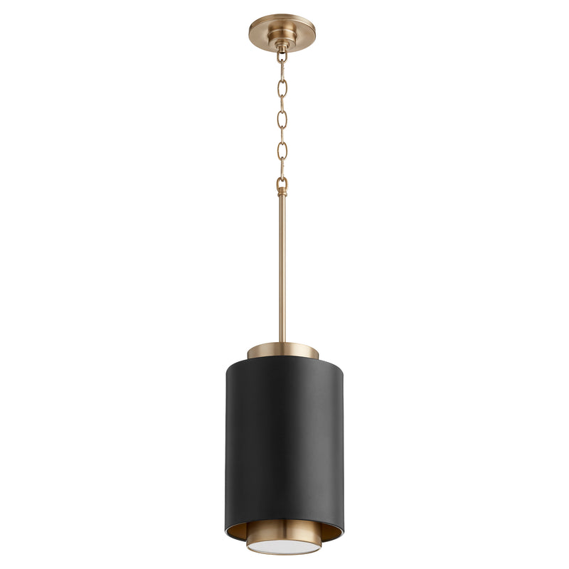 Quorum Home Quorum - 8008-6980 - One Light Pendant - Textured Black