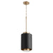 Quorum Home Quorum - 8008-6980 - One Light Pendant - Textured Black