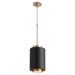 Quorum Home Quorum - 8008-6980 - One Light Pendant - Textured Black