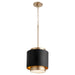 Quorum Home Quorum - 8010-6980 - One Light Pendant - Textured Black