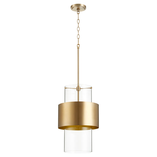 Quorum Home Quorum - 8013-80 - One Light Pendant - Aged Brass
