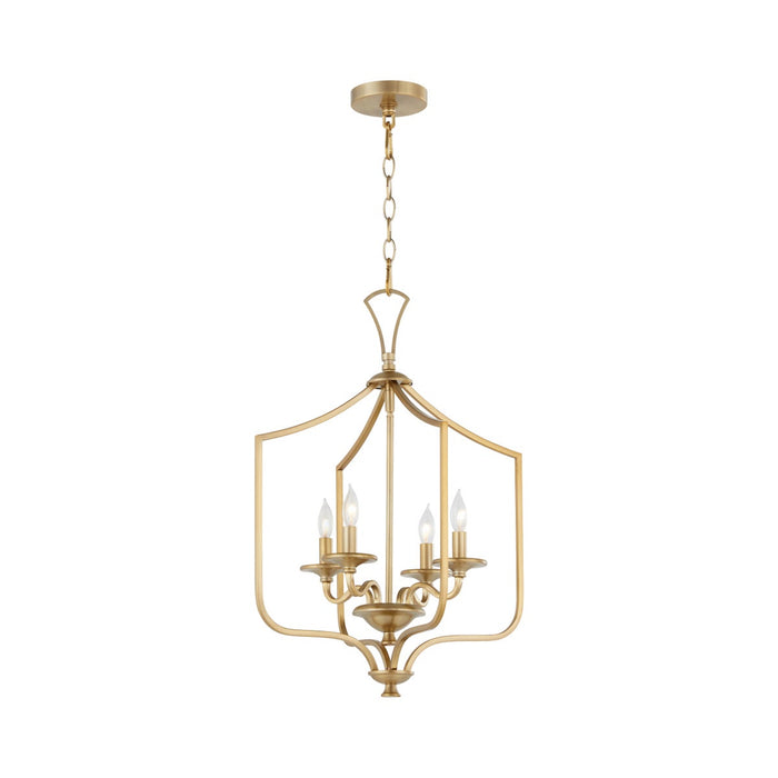 MARYSE 4 Light Entry - Aged Brass