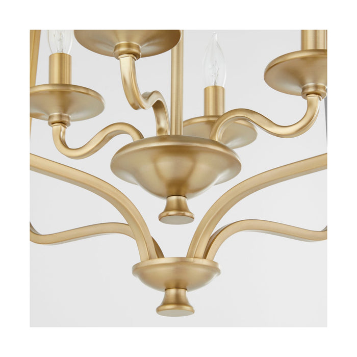MARYSE 4 Light Entry - Aged Brass