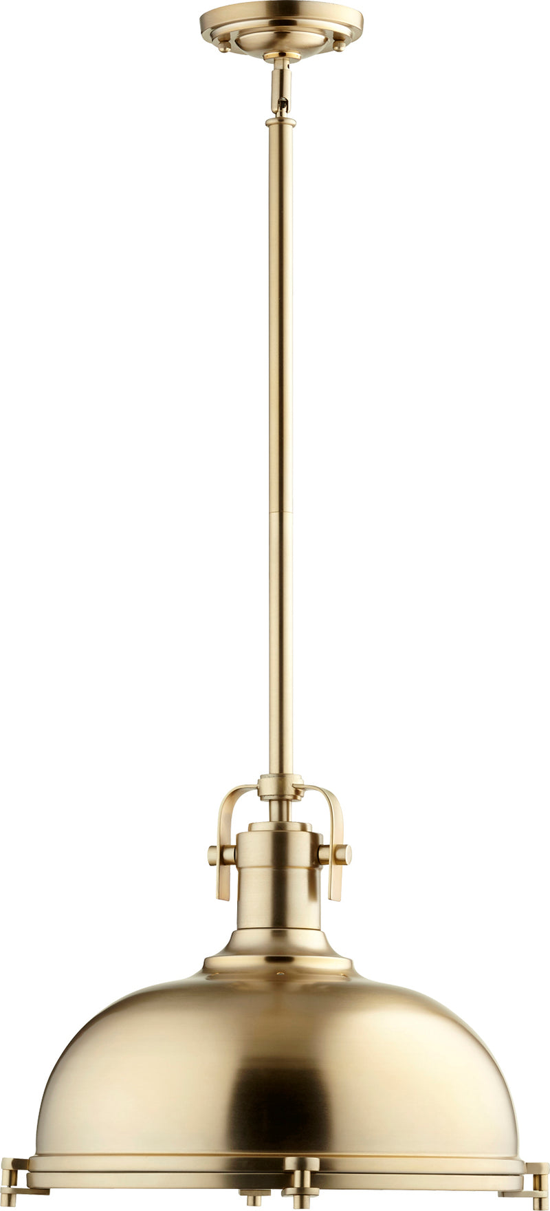 Quorum Home Quorum - 804-17-80 - One Light Pendant - Aged Brass