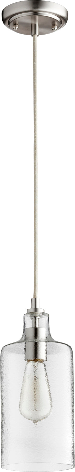 Quorum Home Quorum - 8041-65 - One Light Pendant - Satin Nickel