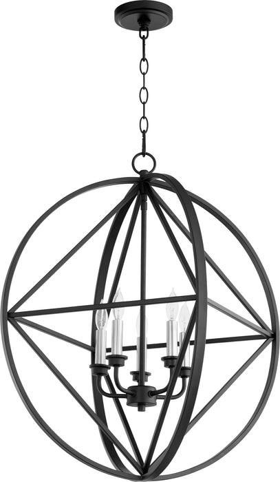 Quorum Home Quorum - 807-5-69 - Five Light Pendant - Textured Black