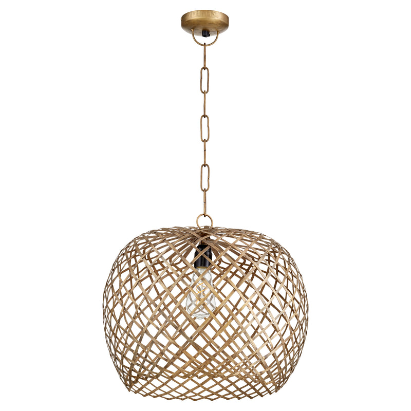Quorum Home Quorum - 81-75 - One Light Pendant - Artisan Brass