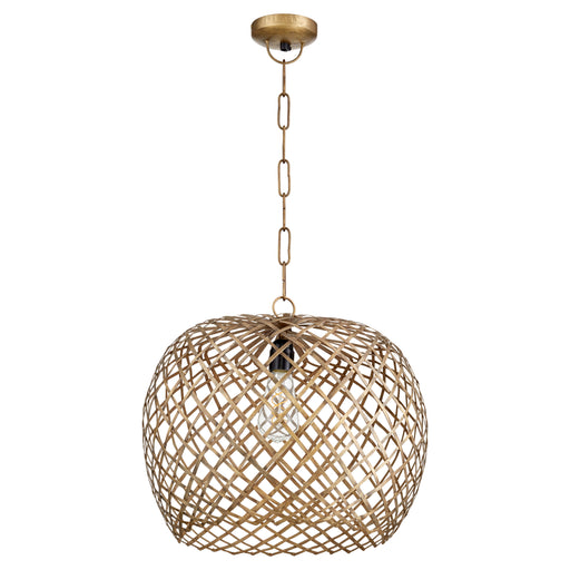 Quorum Home Quorum - 81-75 - One Light Pendant - Artisan Brass