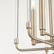 Quorum Home Quorum - 8114-6-80 - Six Light Entry Pendant - Aged Brass